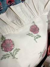Load image into Gallery viewer, Cherry Blossom Wood Block Printing kit - Frill Edge Cushion Cover
