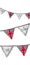 Load image into Gallery viewer, Hand block printed Coronation Bunting
