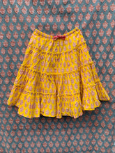 Load image into Gallery viewer, Isla Tiered skirt - Sungold Yelllow
