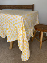 Load image into Gallery viewer, Super Ruffle Peplum Table Cloth with drawstring Gift bag
